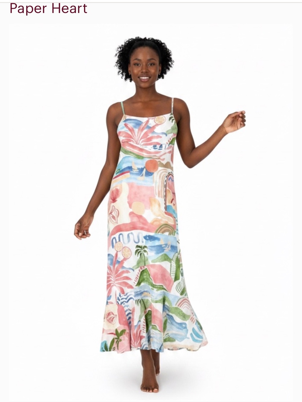 Paper Heart Anthropologie coastal tequila sunrise